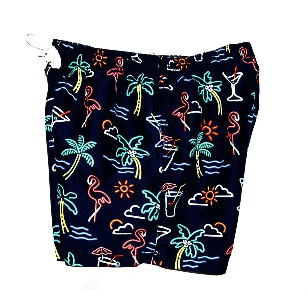 Chubbies Men's Neon Lights Print Board Shorts Swim Surf Trunks Size‎ XL